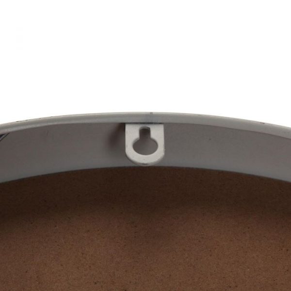 RELOJ PARED METAL BLANCO DORA - Imagen 4