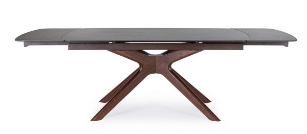MESA EXT.MARITTA 170/250X90 NOGAL/GRIS - Imagen 2
