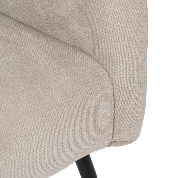 SILLÓN BEIGE TEJIDO-METAL 67,50 X 73 X 80 CM - Imagen 9