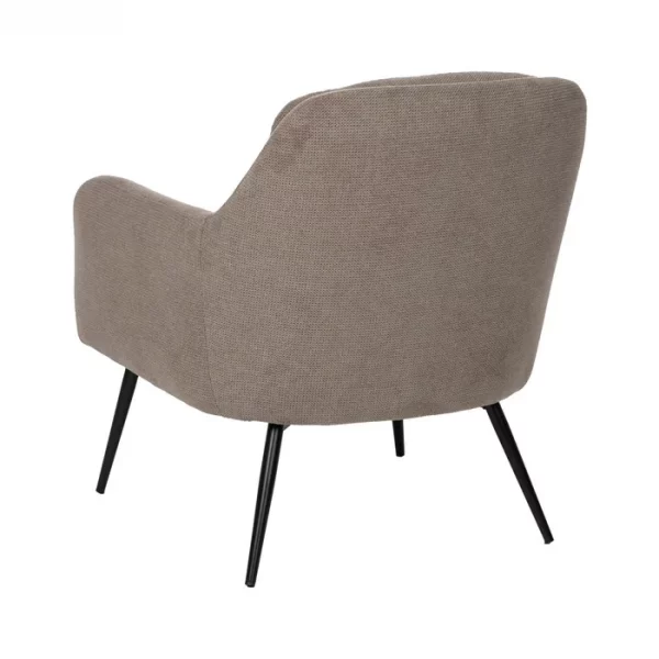 SILLÓN TAUPE TEJIDO-METAL 67,50 X 73 X 80 CM - Imagen 4