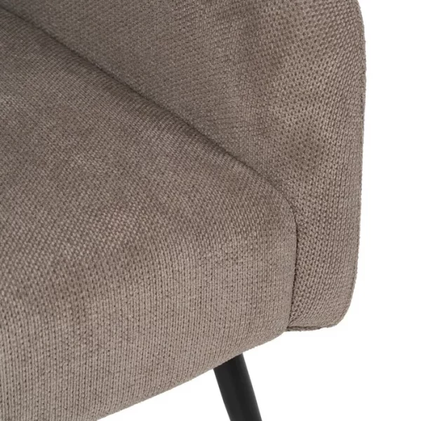 SILLÓN TAUPE TEJIDO-METAL 67,50 X 73 X 80 CM - Imagen 9