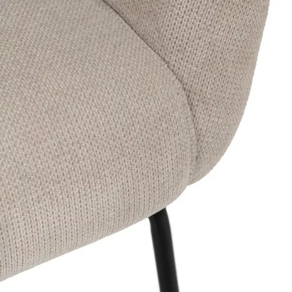 SILLÓN BEIGE TEJIDO-METAL 75 X 74,50 X 70 CM - Imagen 9