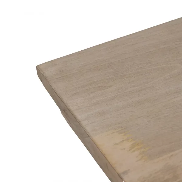 MESA COMEDOR BLANCO ROZADO 210 X 100 X 76 CM - Imagen 3