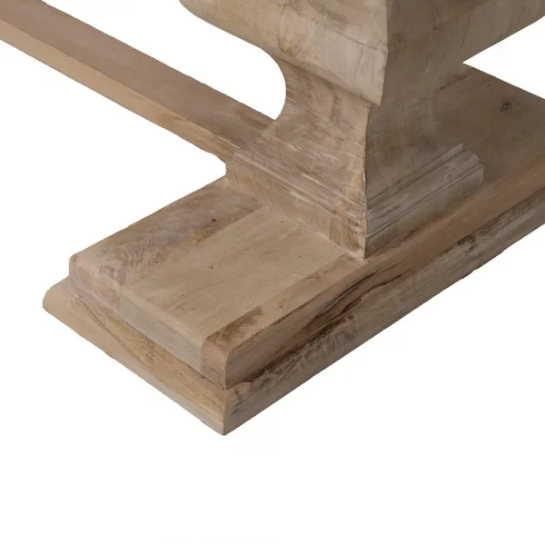 MESA COMEDOR BLANCO ROZADO 210 X 100 X 76 CM - Imagen 8
