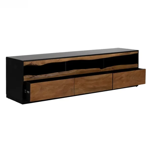 MUEBLE TV LED MADERA-METAL SALÓN 180 X 42 X 50 CM - Imagen 3