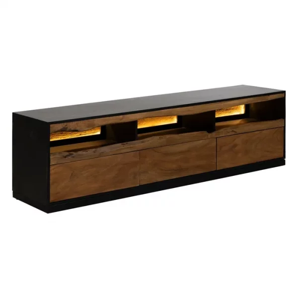 MUEBLE TV LED MADERA-METAL SALÓN 180 X 42 X 50 CM - Imagen 4