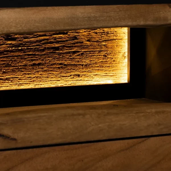 MUEBLE TV LED MADERA-METAL SALÓN 180 X 42 X 50 CM - Imagen 12