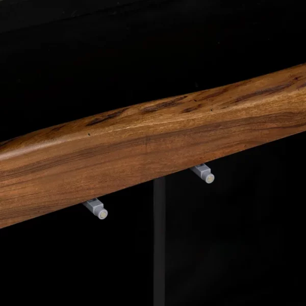 ARMARIO LED MADERA-METAL SALÓN 100 X 40 X 147 CM - Imagen 8