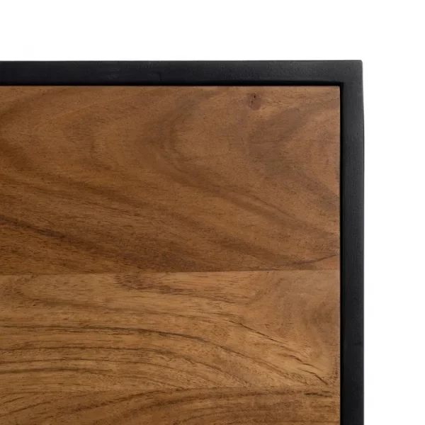 ARMARIO LED MADERA-METAL SALÓN 100 X 40 X 147 CM - Imagen 10
