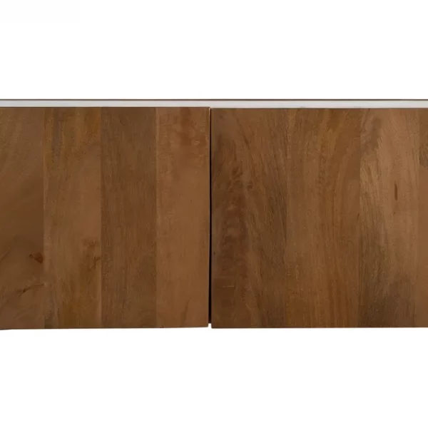 MUEBLE TV BLANCO-NATURAL MÁRMOL/MADERA 200 X 35 X 46 CM - Imagen 5