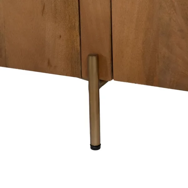 MUEBLE TV BLANCO-NATURAL MÁRMOL/MADERA 200 X 35 X 46 CM - Imagen 9