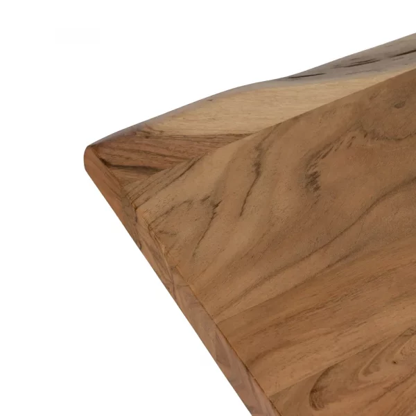 MESA COMEDOR NATURAL MADERA DE ACACIA 300 X 100 X 76 CM - Imagen 3