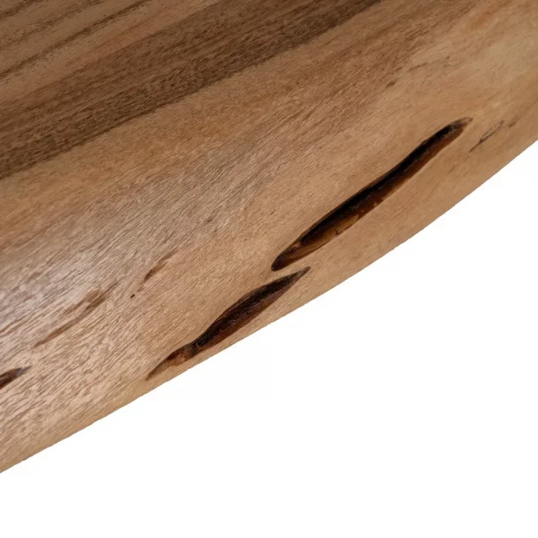MESA COMEDOR NATURAL MADERA DE ACACIA 300 X 100 X 76 CM - Imagen 5