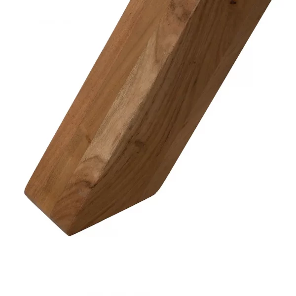 MESA COMEDOR NATURAL MADERA DE ACACIA 300 X 100 X 76 CM - Imagen 8
