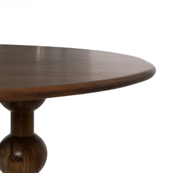 MESA COMEDOR MARRÓN MADERA DE ACACIA 240 X 97 X 76 CM - Imagen 5