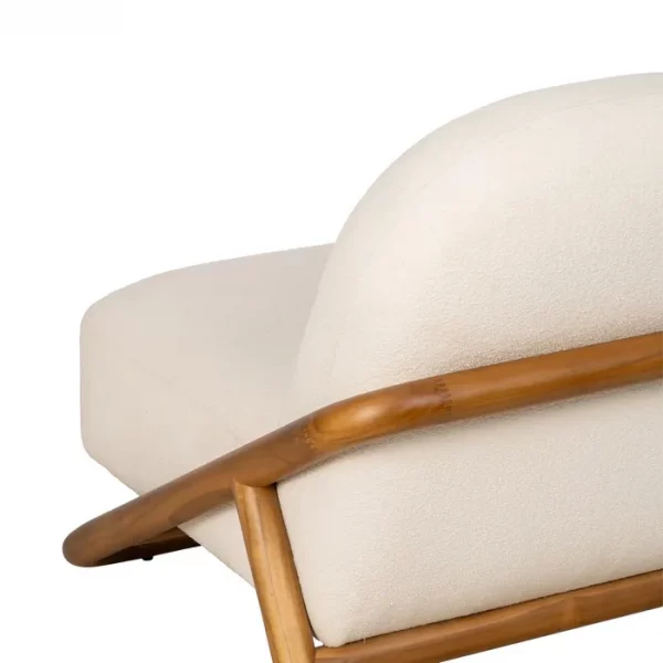 SILLÓN NATURAL TEJIDO-MADERA SALÓN 75 X 85 X 79 CM - Imagen 5