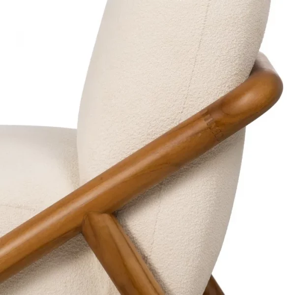 SILLÓN NATURAL TEJIDO-MADERA SALÓN 75 X 85 X 79 CM - Imagen 8