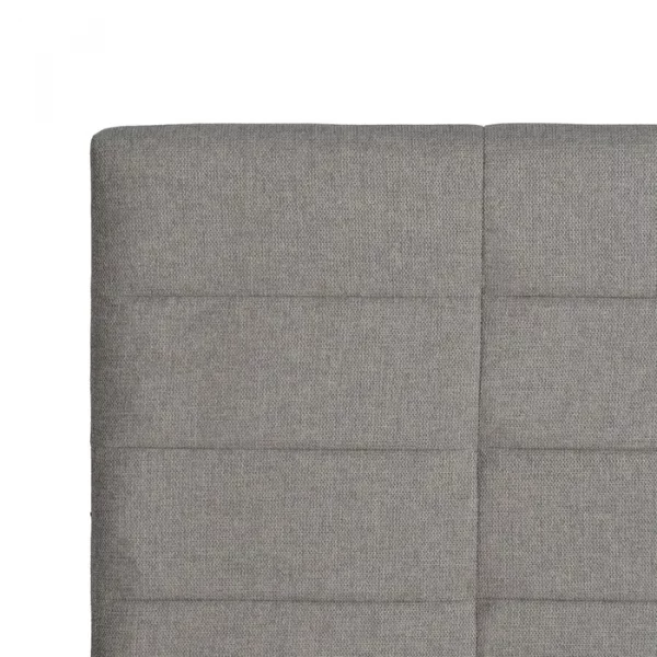 CABECERO GRIS TEJIDO DORMITORIO 190 X 8 X 100 CM - Imagen 3