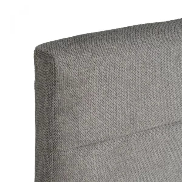CABECERO GRIS TEJIDO DORMITORIO 190 X 8 X 100 CM - Imagen 4
