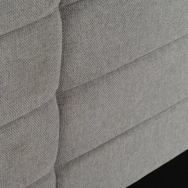 CABECERO GRIS TEJIDO DORMITORIO 190 X 8 X 100 CM - Imagen 6