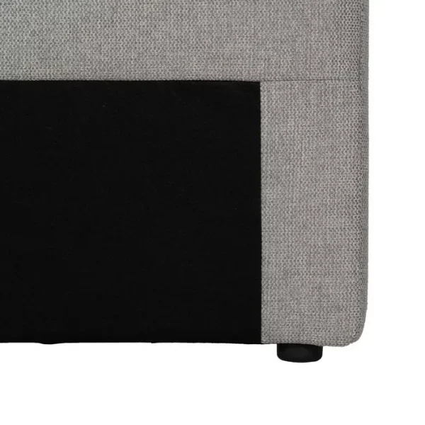 CABECERO GRIS TEJIDO DORMITORIO 190 X 8 X 100 CM - Imagen 7