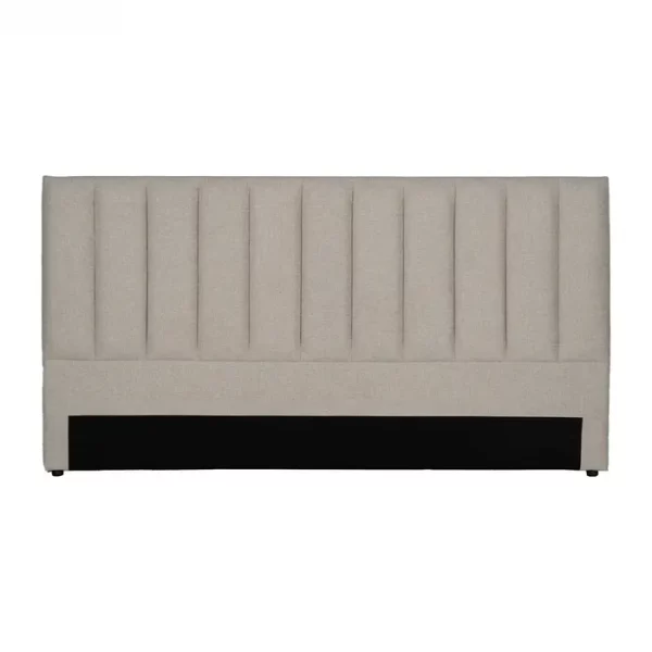 CABECERO BEIGE TEJIDO DORMITORIO 190 X 8 X 100 CM - Imagen 2
