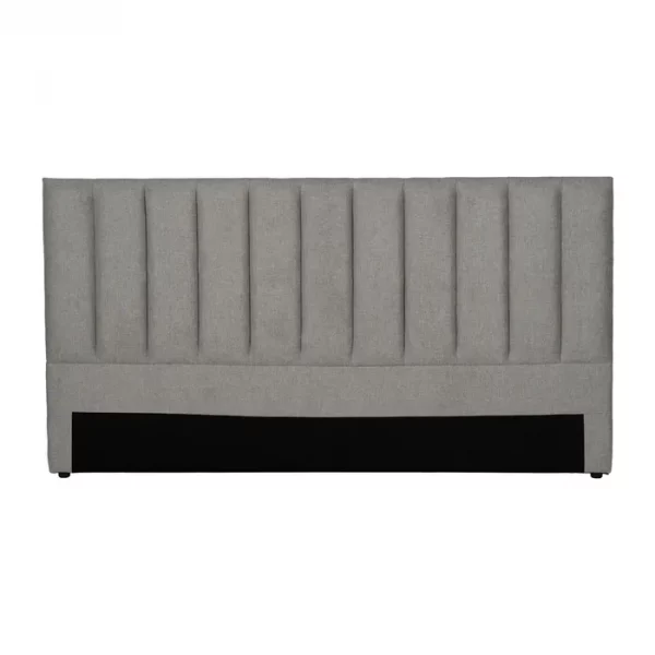 CABECERO GRIS TEJIDO DORMITORIO 190 X 8 X 100 CM - Imagen 2