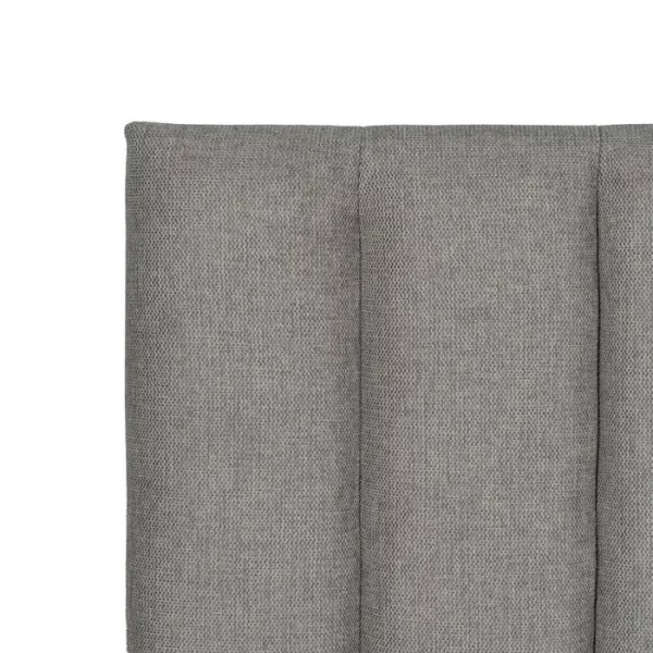 CABECERO GRIS TEJIDO DORMITORIO 190 X 8 X 100 CM - Imagen 3