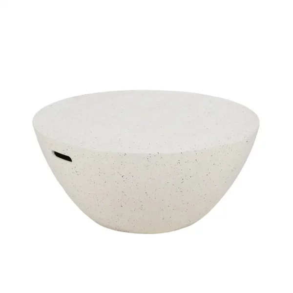 MESA CENTRO BLANCO FIBRA DE MAGNESIO 90 X 90 X 40 CM - Imagen 3