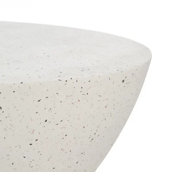 MESA CENTRO BLANCO FIBRA DE MAGNESIO 90 X 90 X 40 CM - Imagen 6
