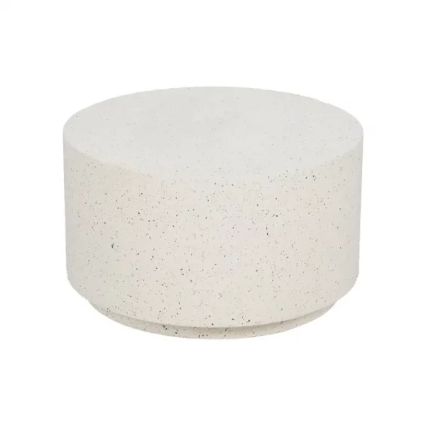 MESA CENTRO BLANCO FIBRA DE MAGNESIO 70 X 70 X 40 CM - Imagen 3