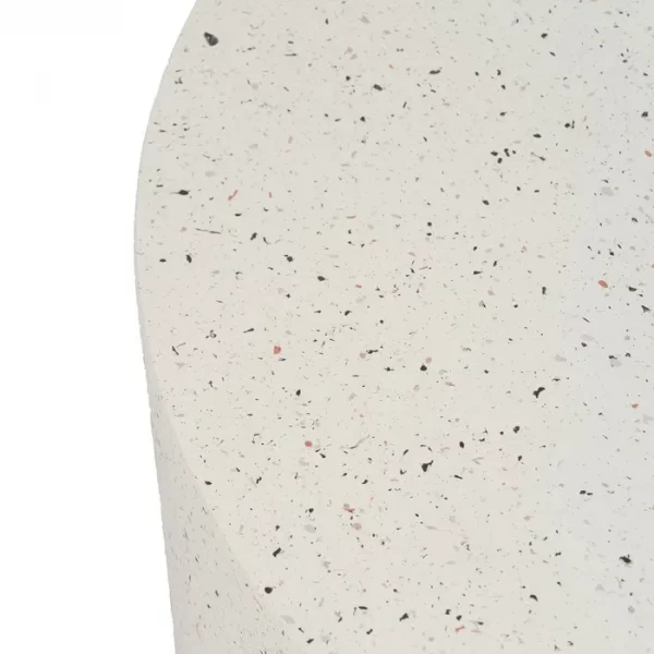MESA CENTRO BLANCO FIBRA DE MAGNESIO 70 X 70 X 40 CM - Imagen 4