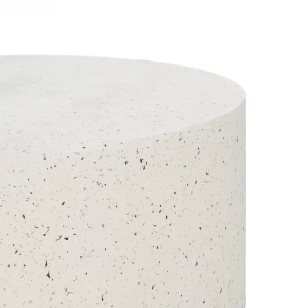 MESA CENTRO BLANCO FIBRA DE MAGNESIO 70 X 70 X 40 CM - Imagen 6