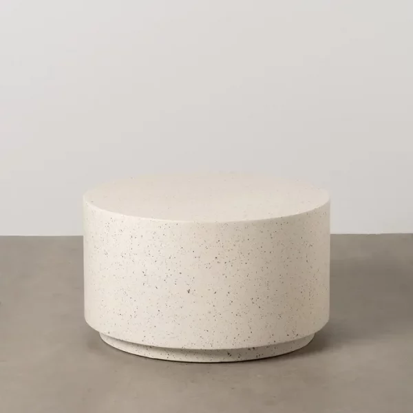 MESA CENTRO BLANCO FIBRA DE MAGNESIO 70 X 70 X 40 CM - Imagen 2