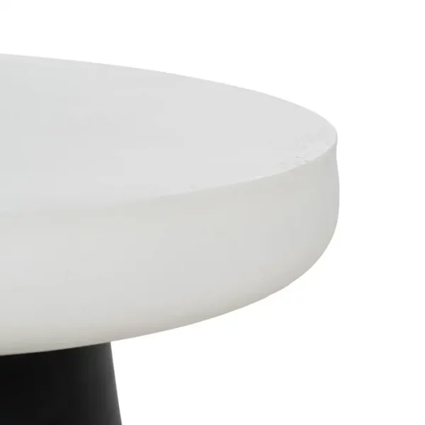 MESA CENTRO BLANCO-NEGRO MAGNESIO 91 X 91 X 39 CM - Imagen 5