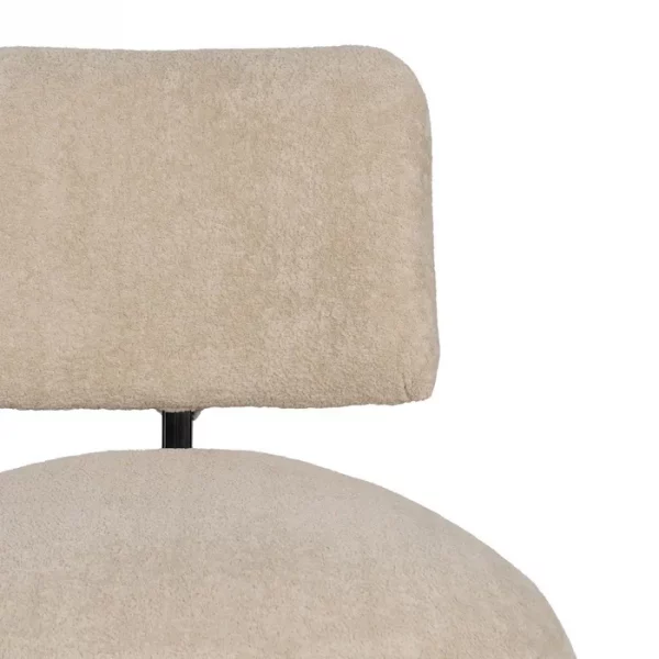 SILLÓN BEIGE TEJIDO SALÓN 67 X 73 X 67 CM - Imagen 5