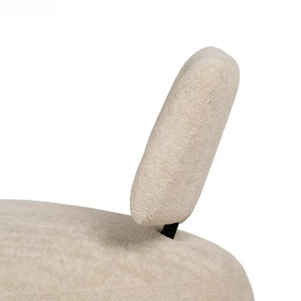 SILLÓN BEIGE TEJIDO SALÓN 67 X 73 X 67 CM - Imagen 9