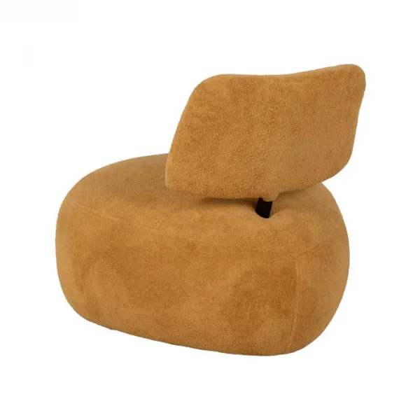 SILLÓN MOSTAZA TEJIDO SALÓN 67 X 73 X 67 CM - Imagen 5