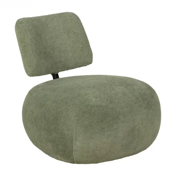 SILLÓN VERDE TEJIDO SALÓN 67 X 73 X 67 CM - Imagen 3