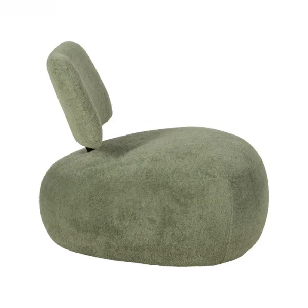 SILLÓN VERDE TEJIDO SALÓN 67 X 73 X 67 CM - Imagen 4