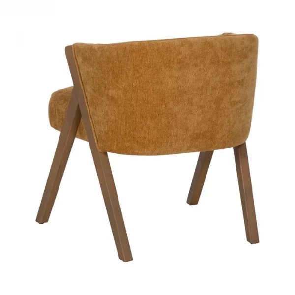 SILLA AMARILLO MADERA DE ABEDUL SALÓN 58 X 59,50 X 68,50 CM - Imagen 4