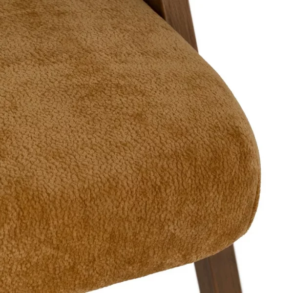 SILLA AMARILLO MADERA DE ABEDUL SALÓN 58 X 59,50 X 68,50 CM - Imagen 9