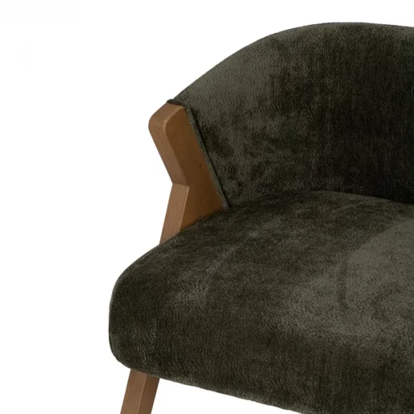 SILLA VERDE MADERA DE ABEDUL SALÓN 58 X 59,50 X 68,50 CM - Imagen 6