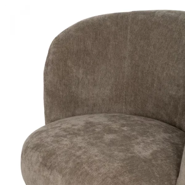 SILLÓN TAUPE MADERA DE ABEDUL SALÓN 85 X 79 X 66 CM - Imagen 6