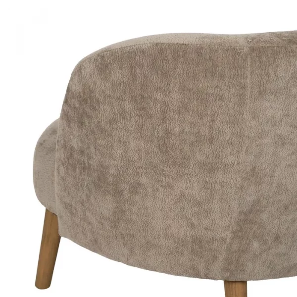 SILLÓN TAUPE MADERA DE ABEDUL SALÓN 85 X 79 X 66 CM - Imagen 10