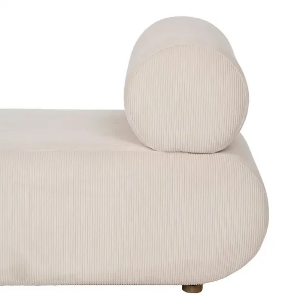 SILLÓN BLANCO ROTO MADERA DE ABEDUL 63 X 90 X 75 CM - Imagen 8