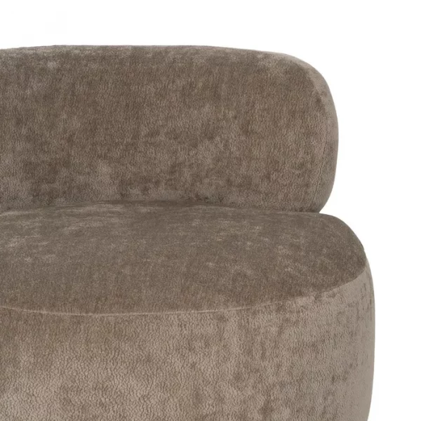 SILLÓN TAUPE MADERA DE ABEDUL SALÓN 78 X 82 X 71 CM - Imagen 5