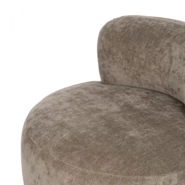 SILLÓN TAUPE MADERA DE ABEDUL SALÓN 78 X 82 X 71 CM - Imagen 6