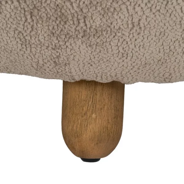 SILLÓN TAUPE MADERA DE ABEDUL SALÓN 78 X 82 X 71 CM - Imagen 10