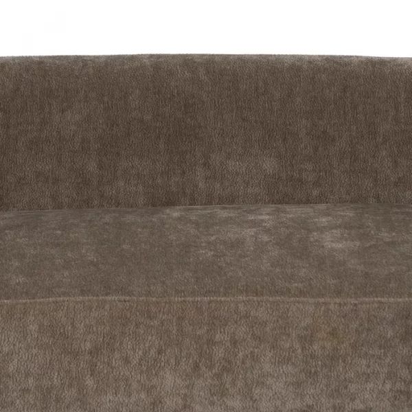 SOFÁ TAUPE MADERA DE ABEDUL SALÓN 142 X 73 X 68 CM - Imagen 7